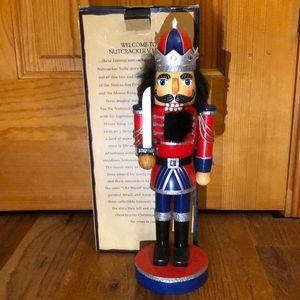Nutcracker Village Herr Drosselmeyer Soldier  Holiday